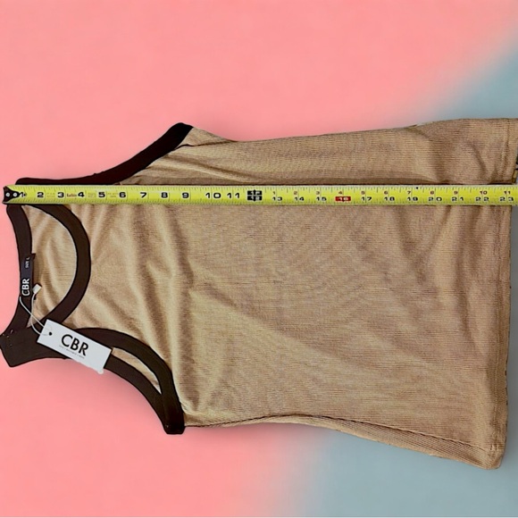 (NWT) CBR Ribbed Contrast Racerback Tank (Women’s Large) - Picture 11 of 12